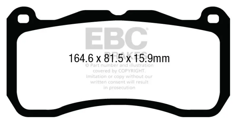 Ebc Ultimax2 High-Performance Brake Pads – Universal Fit For Disc Brakes 1