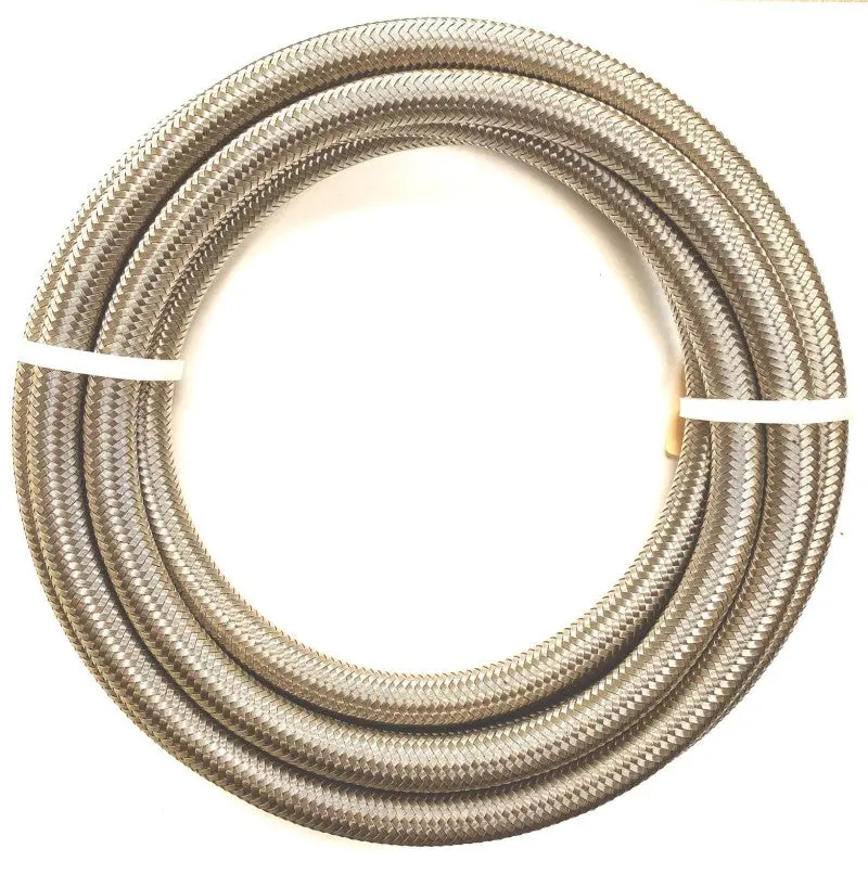Fragola 3000 Series Stainless Steel Race Hose – -4An, 20-Foot Length 1