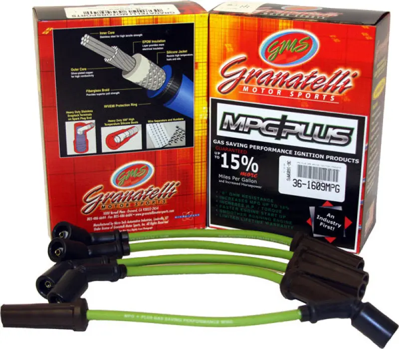 Granatelli Mpg Plus Ignition Wire Set For 1983–1986 Toyota Celica 2.0L 4-Cylinder 1