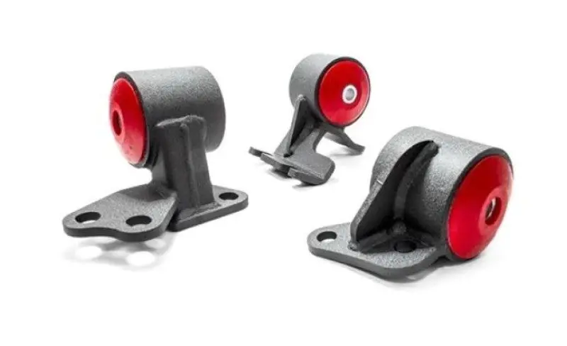 Innovative Black Steel Engine Mounts With 60A Bushings For 1988–1991 Honda Civic B-Series (Rhd Hydro Mounts) 1