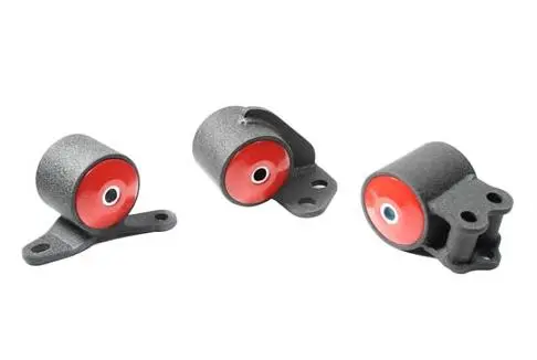 Innovative Motor Mounts For 1990–1993 Acura Integra B-Series – Black Steel Housing, 75A Bushings 1