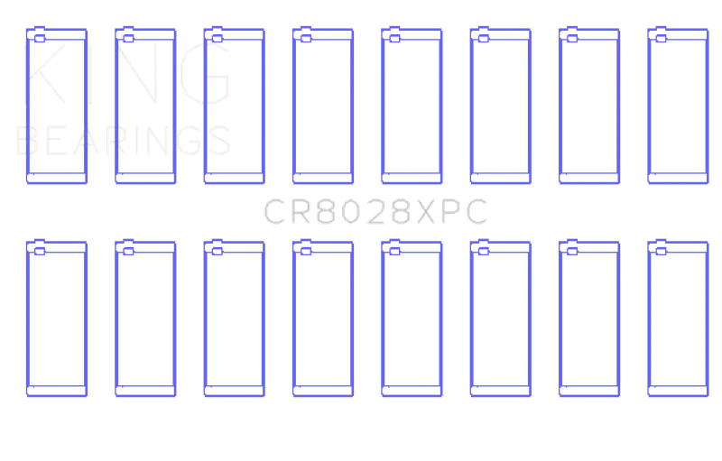 King Engine Bearings Custom Rod Bearing Set – Designed For Chevrolet Performance Applications 2