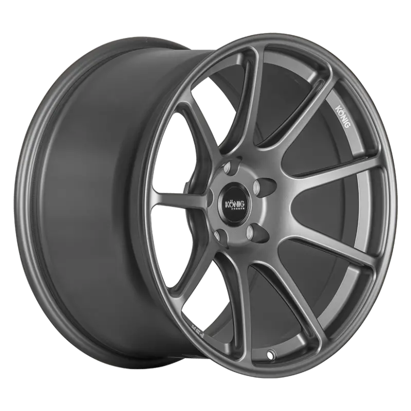 Konig Forged F5R Ash Silver Wheel – 18X8.5", 5X114.3, Et42, Knurled Bead Design 1