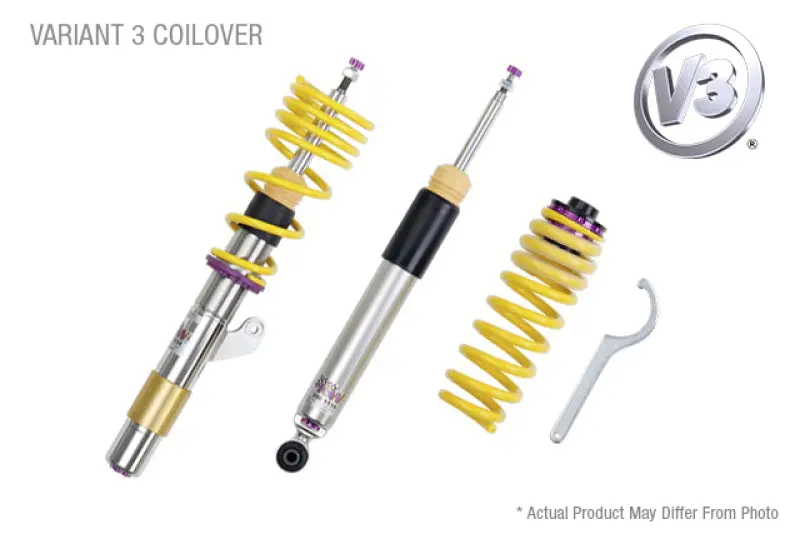 Kw Variant 3 Coilover Kit – 2017+ Audi A4 (B9) Sedan, Non-Electronic Dampers 1