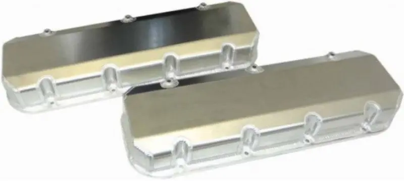 Moroso Aluminum Big Block Chevy Valve Cover With Billet Rocker Rail – No Logo, Exhaust Pockets & Intake Tube Cutouts 1