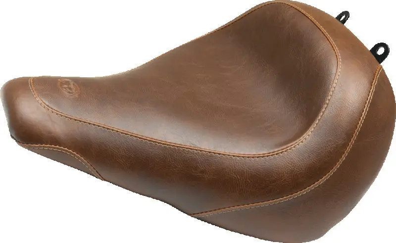 Mustang 18-21 Harley Fat Boy Wide Tripper Solo Seat - Brown 1