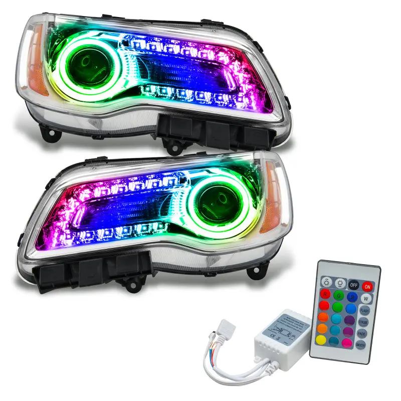 Oracle Smd Headlight Assembly For 2011–2014 Chrysler 300C – Chrome Housing, Drl-Ready, Non-Hid 1