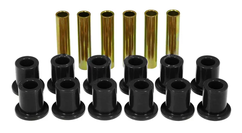 Prothane 67-77 Ford F250 4Wd Rear Spring & Shackle Bushings - Black 1