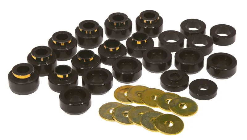 Prothane Black Body Mount Kit For 1987–1996 Jeep Wrangler 1