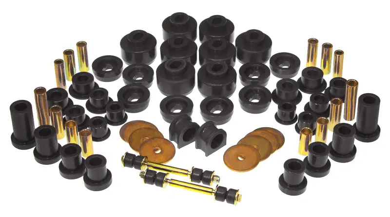 Prothane Total Suspension Bushing Kit For 2007–2014 Chevrolet Silverado 1500 2Wd — Black Polyurethane 1