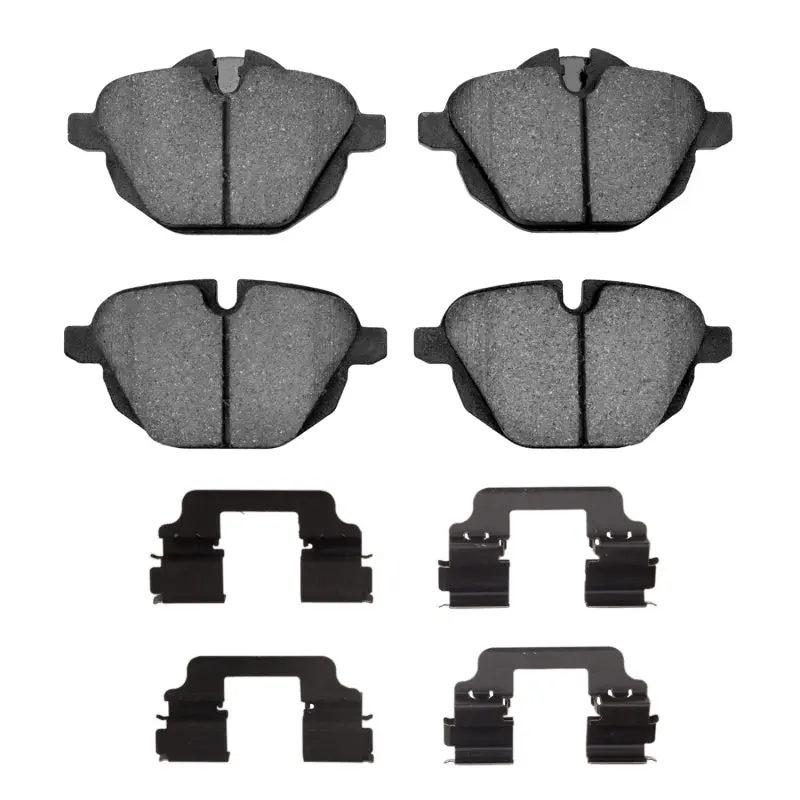 R1 11-25 Bmw 530I Xdrive Rear Semi Met Pads & Hardware Kit 1