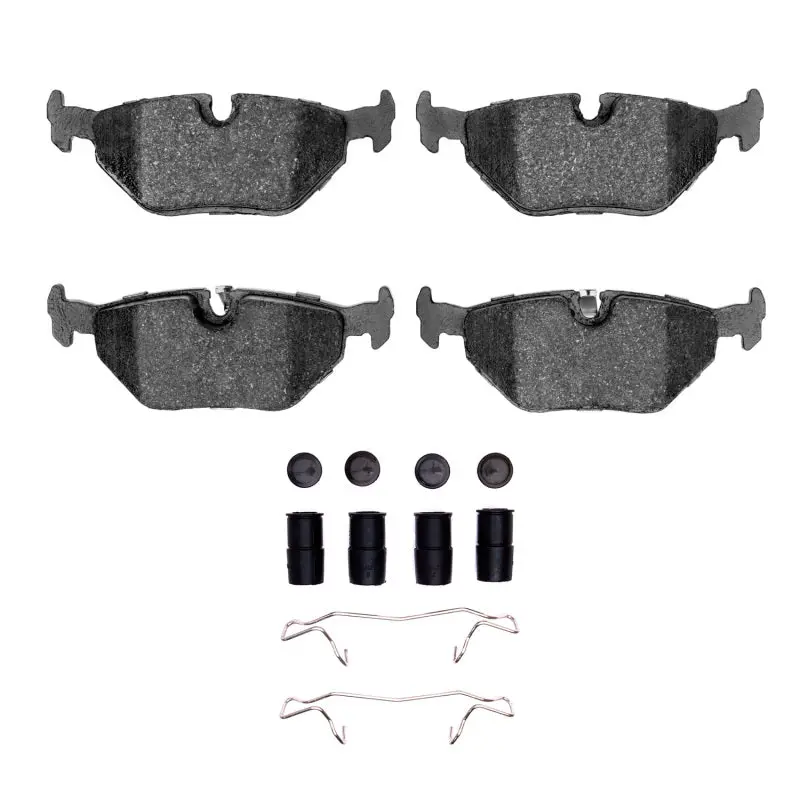 R1 Semi-Metallic Rear Brake Pad & Hardware Kit For 1999–2010 Saab 9-5 1