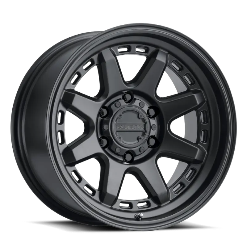 Raceline 947B Scout 17X8In / 5X110 Bp / 35Mm Offset / 72.62Mm Bore - Satin Black Wheel 1