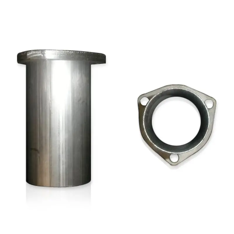 Stainless Works Collector Adapter 3-Bolt 3-1/2In Od Tubing 3-1/2In Od Outlet 1
