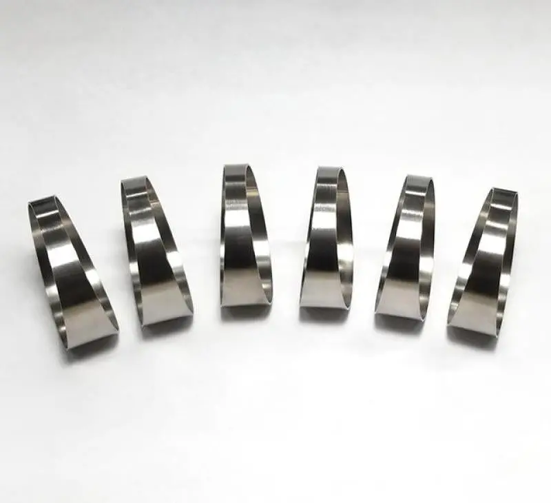 Ticon Industries Titanium Pie-Cut Exhaust Elbows – 1.75" Od, 7.5° Bend, 2.63" Clr, 1Mm Wall (6-Pack) 1
