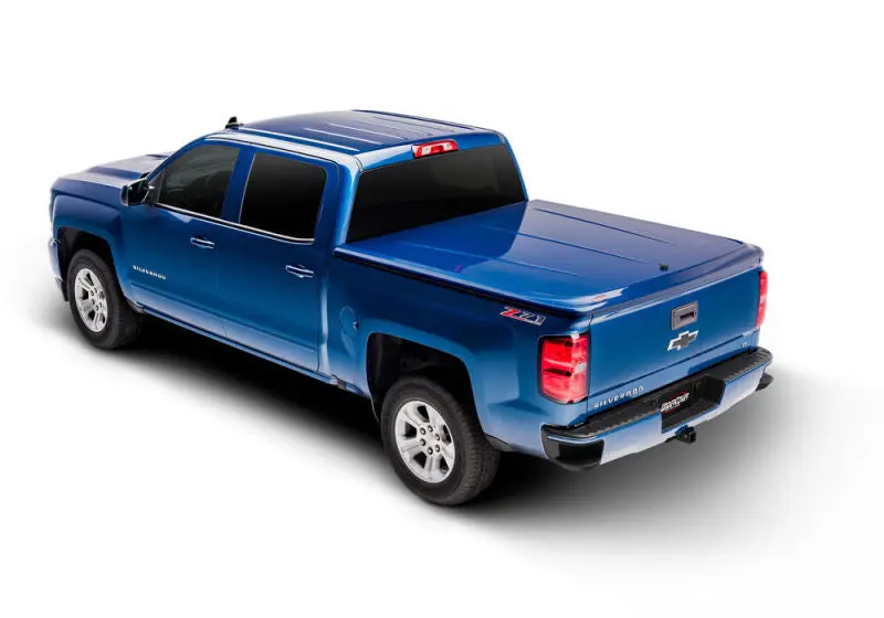 Undercover Lux Hard Folding Truck Bed Cover For 2009–2018 Ram 1500 (Excluding Rambox) & 2019–2020 Classic — 5.7-Foot Bed, Brilliant Black 1