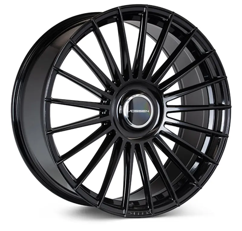 Vossen Hf-8 24X10 / 5X120 Bp / Et32 / 72.56 Cb / Deep - Gloss Black Wheel 1