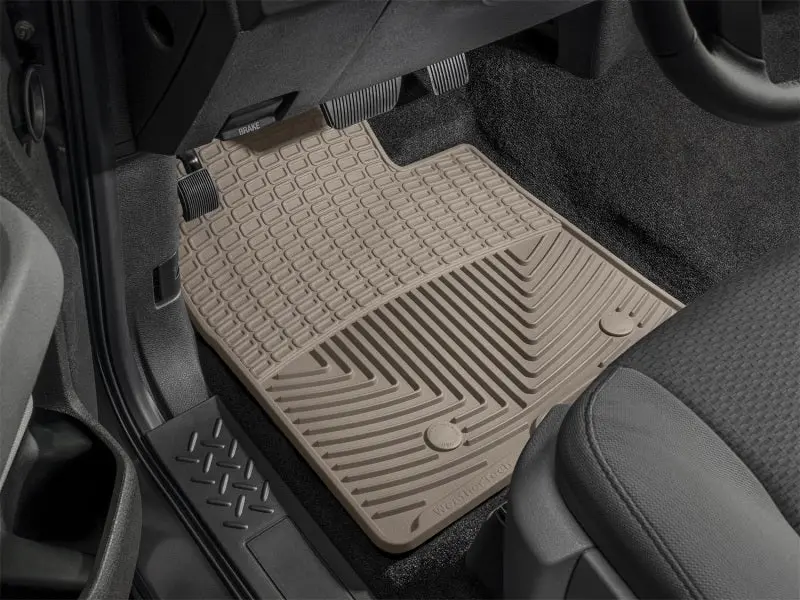 Weathertech Front Floor Liners – Rubber, Tan Color For 2009+ Mazda Tribute 1