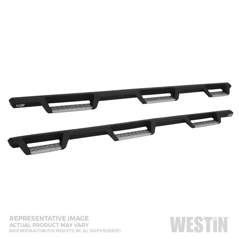 Westin 19-23 Ram 1500 Crew Cab 5.7Ft. (Excl. 2019+ Clsc) Hdx Ss Drop W2W Nerf Step Bars - Tex. Blk 1