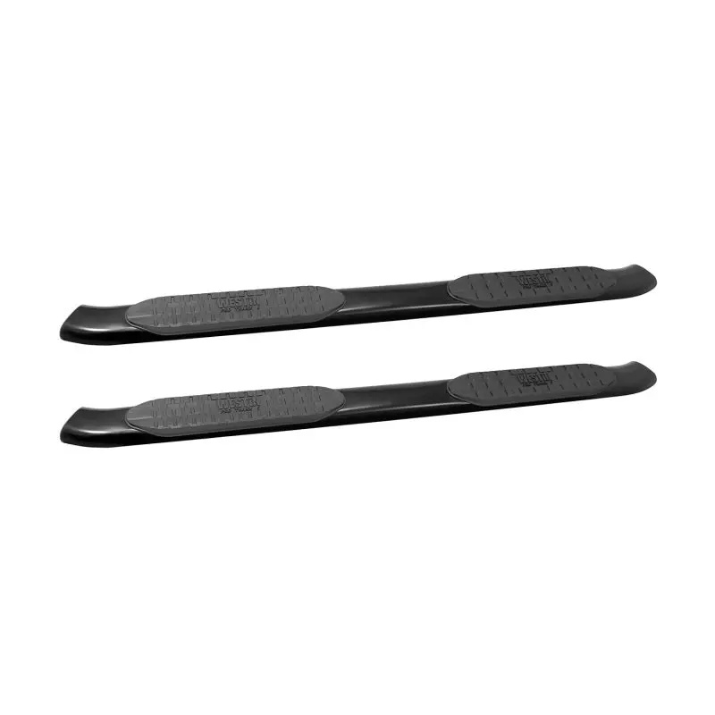 Westin Pro Traxx 5-Oval Nerf Step Bars For 1999–2016 Ford F-250/F-350/F-450/F-550 Super Cab — Black Finish 1